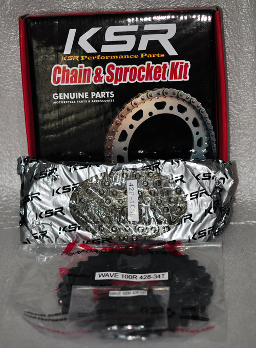 KSR Sprocket Set Black